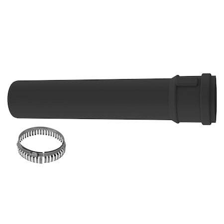 2 In. Diameter 12 In. Pipe Length UV Black